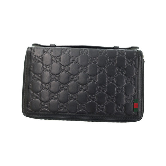 Gucci Long Document Wallet Zip Travel Case - Picture 1 of 5